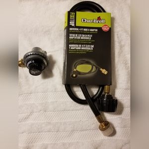 🔥New CHAR-BROIL Universal 4ft hose and Adapter. 🔥